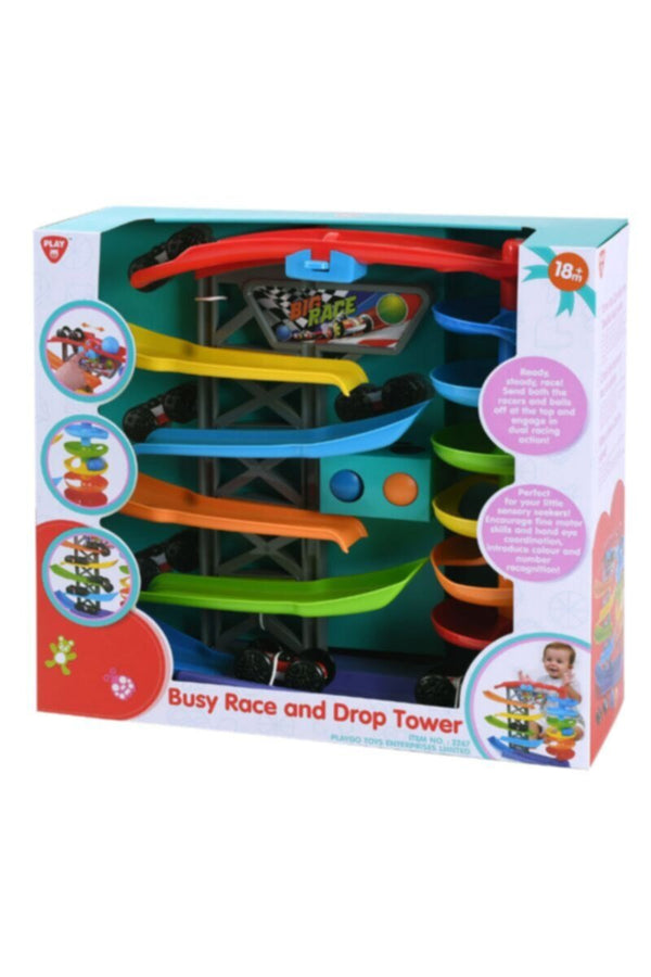 PLAYGO | Busy Race And Drop Tower | PLY2267