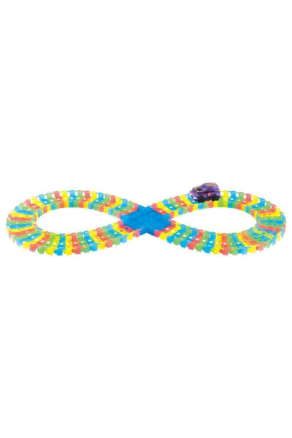 PLAYGO | Glow Racer Track Set B/O - Over 85 Pcs | PLY2915