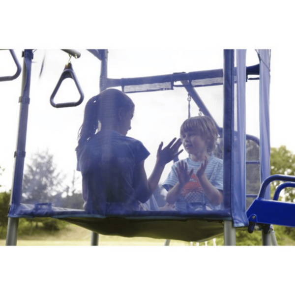PLUM | Multiplay Tower And Slide Metal Swing Set | PLU115TOY00106