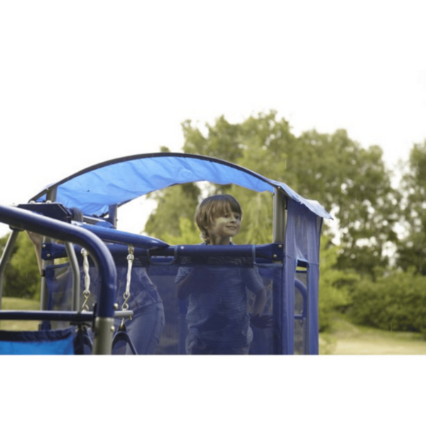 PLUM | Multiplay Tower And Slide Metal Swing Set | PLU115TOY00106