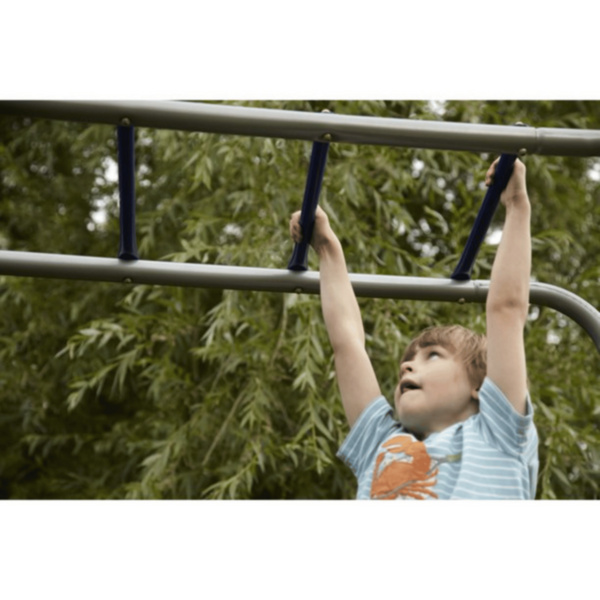 PLUM | Multiplay Tower And Slide Metal Swing Set | PLU115TOY00106