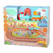 PLAYGO | Safari Train Tour Battery Operated 32Pcs | PLY9852