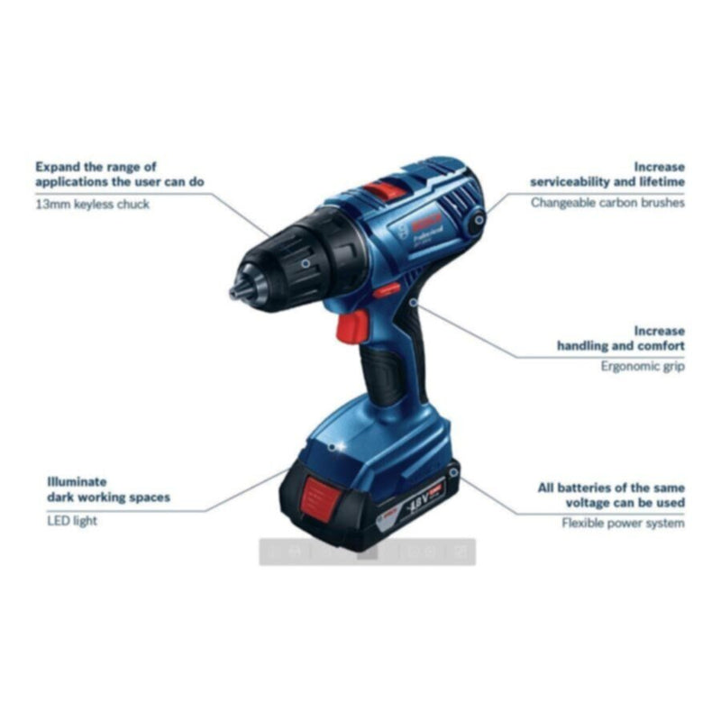 BOSCH | Professional Drill Driver 18 V 1.59 KG | GSR 180-LI