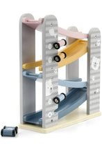 POLARB | Wooden Car Slider with 4 Mini Cars Toy  | 44013