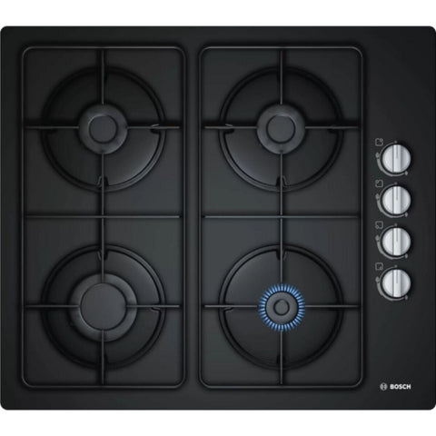 BOSCH | Serie 2 Built-In Gas Hob 60cm Tempered Glass Black | POP6C6O80M