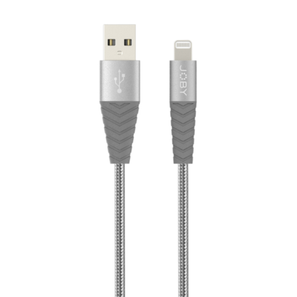 JOBY | Charge and Sync Lightning Cable 1.2m Space Grey | JB01815-BWW