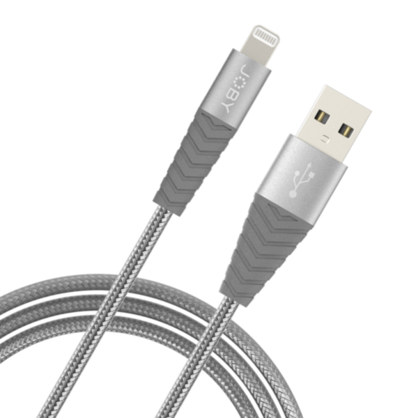 JOBY | Charge and Sync Lightning Cable 1.2m Space Grey | JB01815-BWW