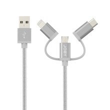 JOBY | Charge and Sync Cable 3-in-1  1.2m Space Grey | JB01818-BWW