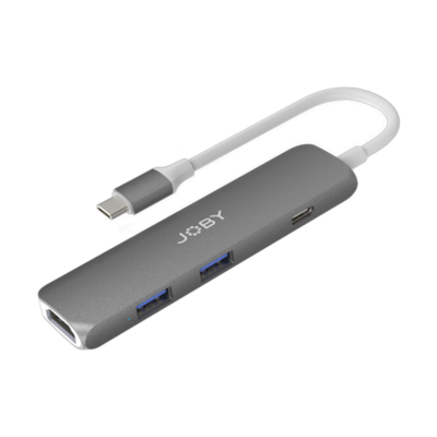 جوبي | موزع USB-C (HDMI بدقة 4K، منفذا USB-A، PD) | JB01821-BWW