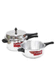 PRESTIGE | Poplar 7.5 Ltr Aluminum Combi Pressure Cooker 7.5+3.5 Ltr.Regular | EME103HHL00662