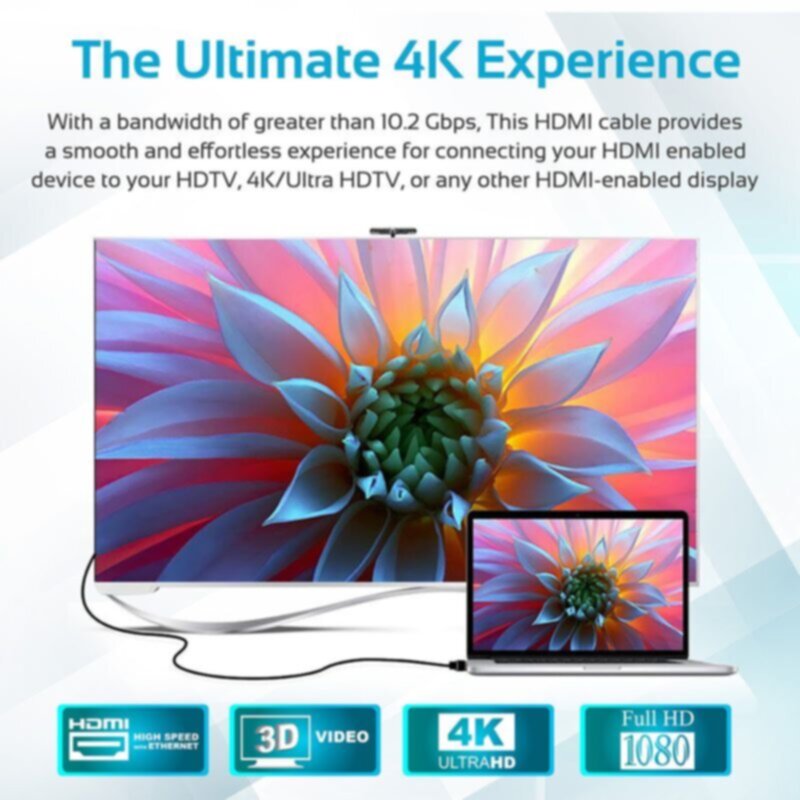 PROMATE | High Definition 4K HDMI Audio Video Cable 10.0M | PROLINK4K2-10M