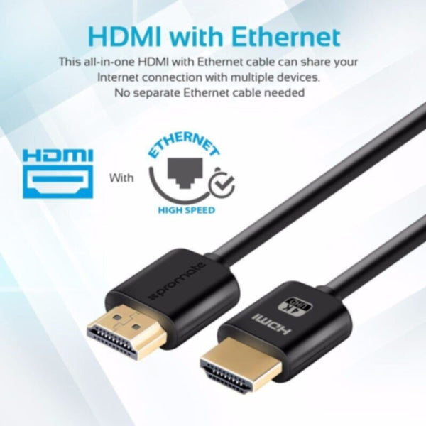 PROMATE | All-in-One HDMI with Ethernet Cable 3.0M | PROLINK4K2-300
