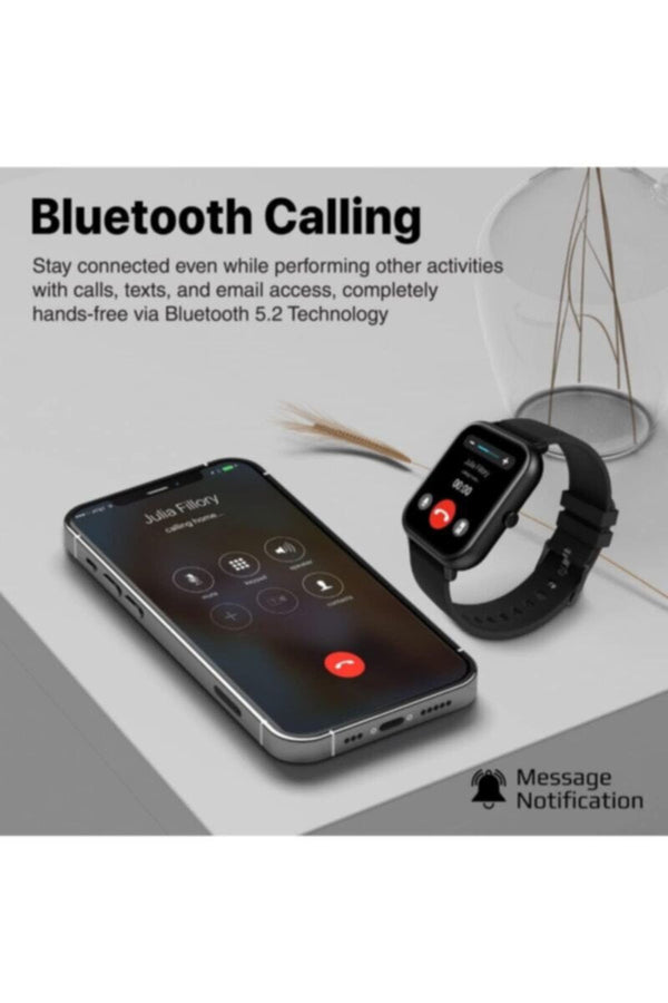PROMATE | 1.83" Smartwatch Bluetooth Calling, 1P67 With 123 Sports Modes Black | TE0207844