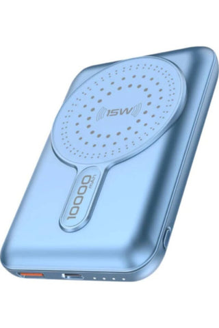 PROMATE | 10000Mah Magsafe Wireless Powerbank With 20W USB-C, QC3.0 And Kickstand Blue | TE0188885