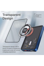 PROMATE | 10000mAh Transparent Magnetic Wireless Powerbank With Led Screen 20W | TE0198851