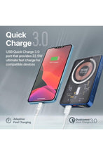 PROMATE | 10000mAh Transparent Magnetic Wireless Powerbank With Led Screen 20W | TE0198851