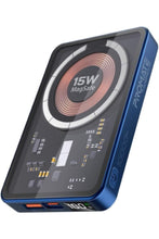 PROMATE | 10000mAh Transparent Magnetic Wireless Powerbank With Led Screen 20W | TE0198851