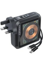 PROMATE | 10000mAh Transparent Powerbank With 15W Magsafe Wireless Charger | TE0204119