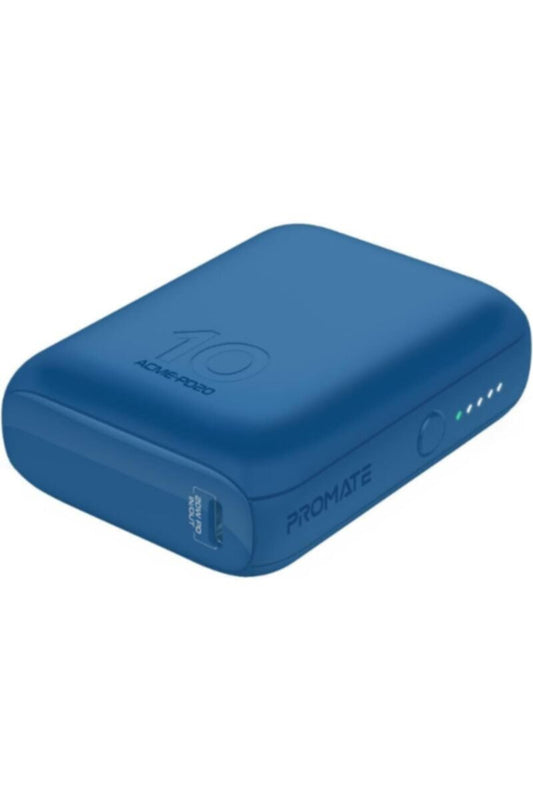 PROMATE | 10000Mah Ultra Mini Powerbank With 20W Power Delivery And Quick Charge 3.0, Blue | TE0184123