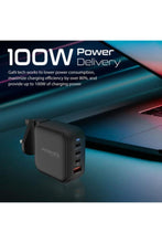 PROMATE | 100W USB-C Gan Wall Charger with Dual USB-C Pd | TE0184125