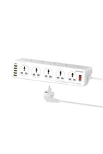PROMATE | 10 AC Socket Space Efficient Power Strip 20W USB-C Power Delivery Quick Charge 3.0 Port | TE0187965