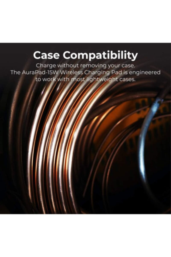 PROMATE | 15W Ultra-Slim Qi Wireless Charger With Anti-Slip Coating, Grey | TE0165141