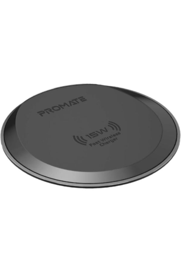 PROMATE | 15W Ultra-Slim Qi Wireless Charger With Anti-Slip Coating, Grey | TE0165141
