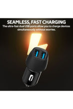 PROMATE | 3.4A Car Charger, Universal Compact 3.4A Fast Charging Car Adapter | TE0151336
