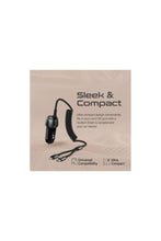 PROMATE | 33W Car Charger With Quick Charge 3.0, 30W USB C And 20W Lightning Coiled Cable | TE0184126