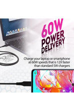 PROMATE | 60W Power Delivery Ultra-Fast USB-C Soft Silicon Cable Data & Charge Support 2M Length | TE0187964