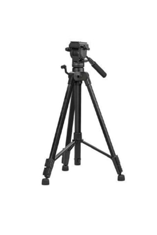 PROMATE | 67-165 cm Extendible Tripod With 3-Way Pan & Tilt Head, 2 Section Telescoping Legs With Flip-Locks | TE0165154