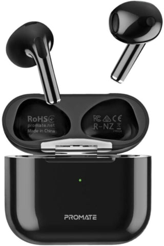 PROMATE | Bluetooth V5.0 Tws Wireless Earphones, Black | TE0181267