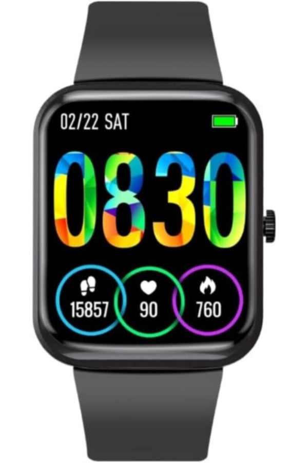PROMATE | Fitness Smart Watch, 27 Sports Modes Bluetooth Fitness Watch with 1.8" TFT Display, 100 Watch Faces, 10-15 Day Battery Life and IP67 Graphite | TE0198845