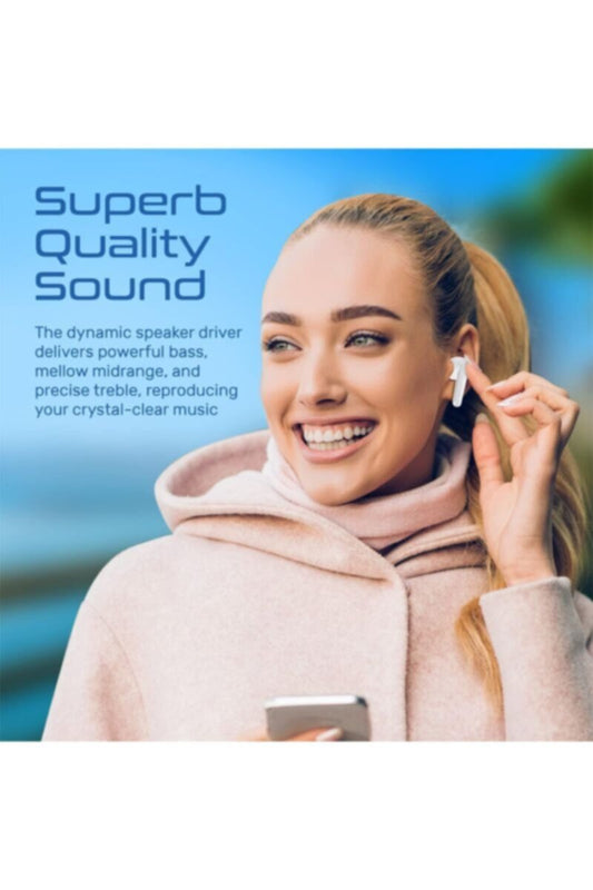PROMATE | Freepods-3 Bluetooth V5.1 Enc Tws Earphones With Charging Case White | TE0187582