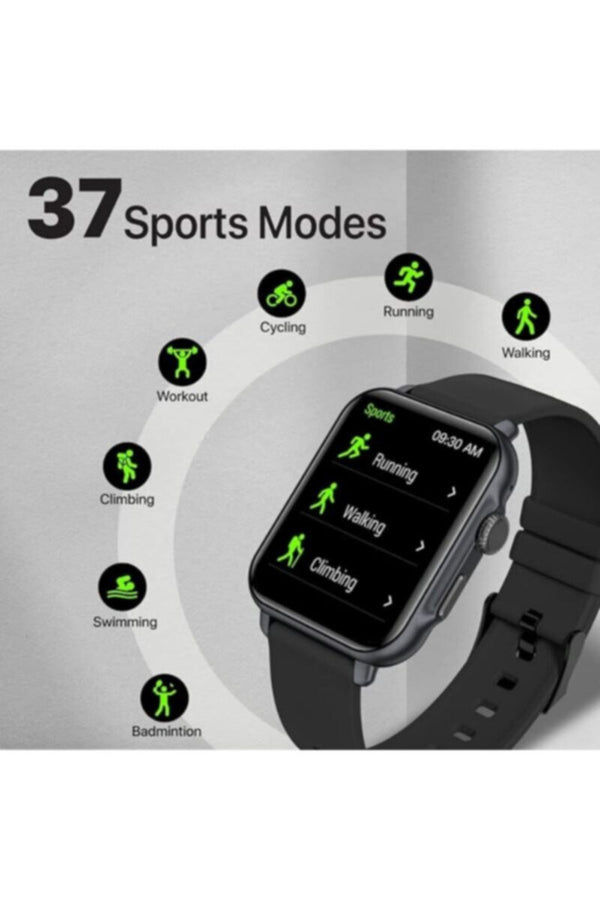 PROMATE | IP68 Fintness Tracker Smart Watch With Hands Free Support,1.8" Ips Display Graphite | TE0201525