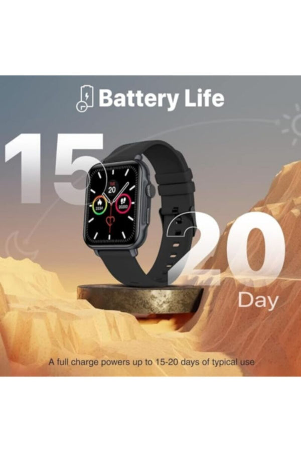 PROMATE | IP68 Fintness Tracker Smart Watch With Hands Free Support,1.8" Ips Display Graphite | TE0201525