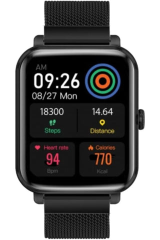 PROMATE | IP68 Fitness Smart Watch 37 Sports Modes Bluetooth Fitness Watch with 1.78â€ AMOLED Display Graphite | TE0201522