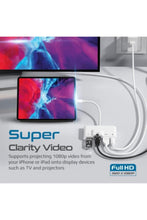 PROMATE | Lightning Hub, 4 in 1 Premium Multimedia Adapter with 1080p HDMI Port, 10/100 Mbps RJ45 Ethernet Port | TE0187961