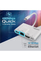 PROMATE | Lightning Hub, 4 in 1 Premium Multimedia Adapter with 1080p HDMI Port, 10/100 Mbps RJ45 Ethernet Port | TE0187961