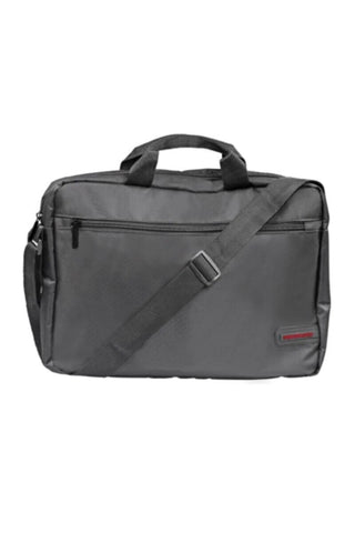 PROMATE | Lightweight Messenger Bag With Front Storage Zipper For Laptops Black | TE0133215