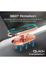 PROMATE | Magnetic Car Phone Holder, Universal Cradleless Stick-On Dashboard Mount with 360-Degree Rotation Rose Gold | TE0189650