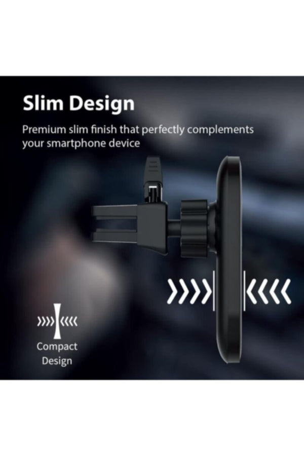 PROMATE | Magnetic Wireless Car Charger for iPhone 12, Ultra-Fast Qi 15W Car Charger | TE0184130