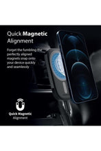 PROMATE | Magnetic Wireless Car Charger for iPhone 12, Ultra-Fast Qi 15W Car Charger | TE0184130