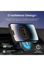 PROMATE | Magnetic Wireless Car Charger, Ultra-Fast Transparent Magnetic Charger with 15W Output | TE0204112