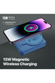 PROMATE | Magnetic Wireless Power Bank Portable 10000mAh 15W Wireless Dual Magnetic Blue | TE0204115