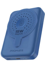PROMATE | Magnetic Wireless Power Bank Portable 10000mAh 15W Wireless Dual Magnetic Blue | TE0204115