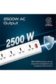 PROMATE | Power Strip with USB Charging Ports, 16-in-1 Power Extension with Universal 10 AC Outlets, 20W USB-C Power Delivery Port | TE0187965