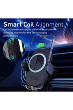 PROMATE | PowerMount 15W Wireless Car Charger Mount, 15W Qi Fast Charging Auto-Clamping Dashboard Air Vent Phone Holder | TE0173342