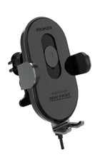 PROMATE | PowerMount 15W Wireless Car Charger Mount, 15W Qi Fast Charging Auto-Clamping Dashboard Air Vent Phone Holder | TE0173342