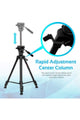 PROMATE | Professional Aluminum 170cm Tripod with 3 Way Pan head, Quick Release Plate, 5KG Load Capacity | TE0165154